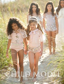 Child Model Magazine Foot Dazzle by Lisa